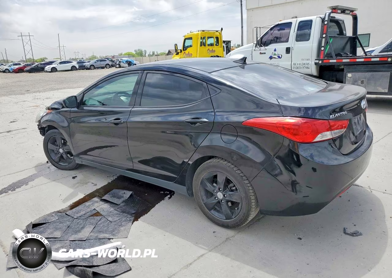 2013 Hyundai Elantra Gls VIN:KMHDH4AE1DU773193 - 2