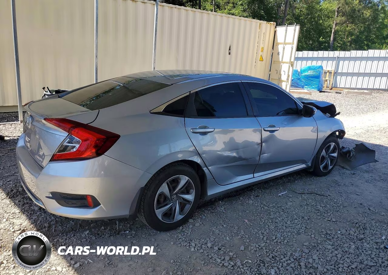 2019 Honda Civic Lx VIN:19XFC2F60KE035091 - 3