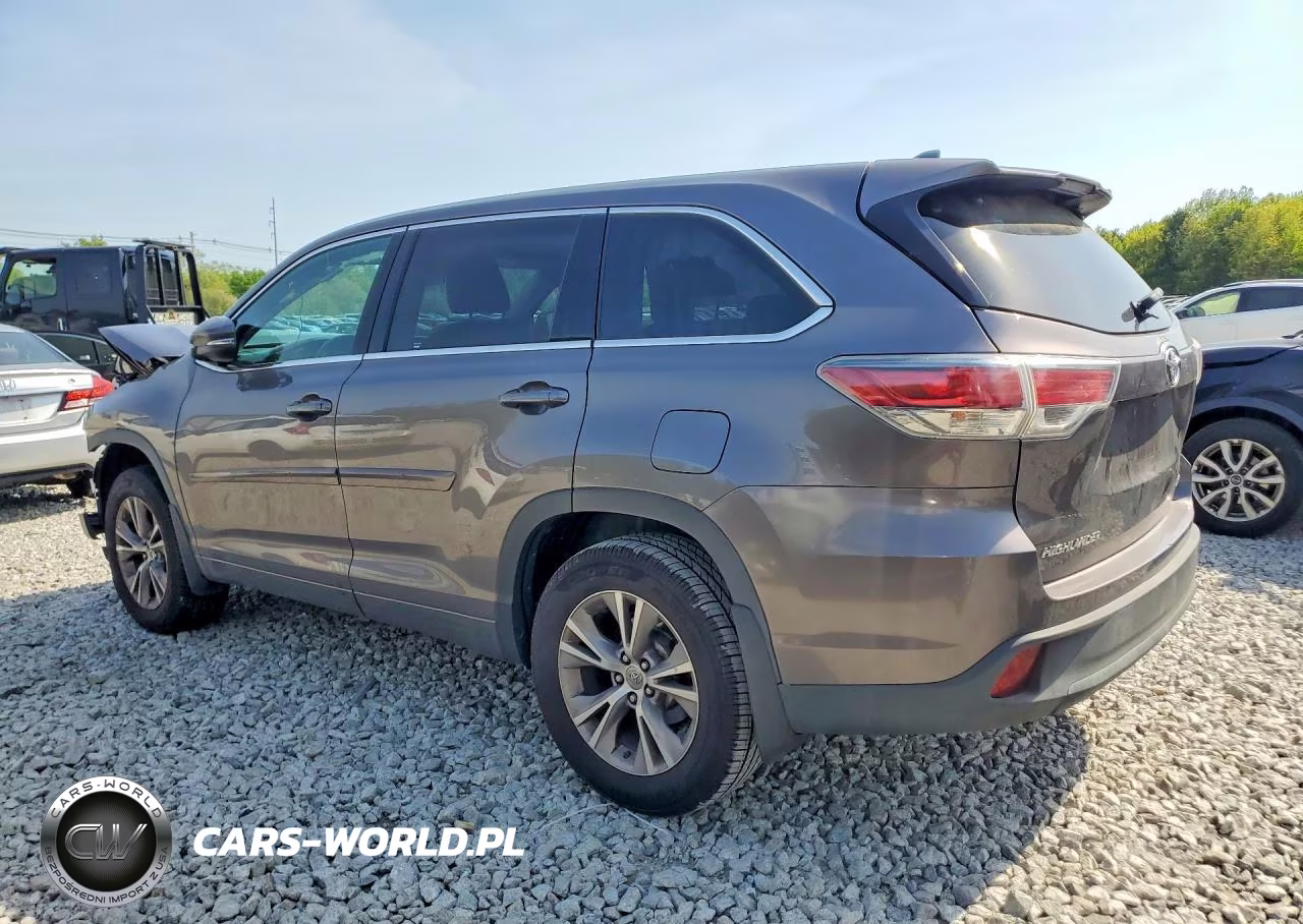 2014 Toyota Highlander 4D 4Wd VIN:5TDBKRFH1ES029774 - 2