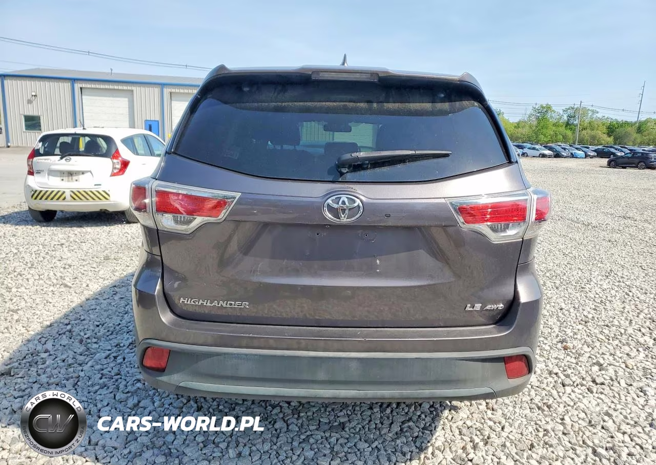 2014 Toyota Highlander 4D 4Wd VIN:5TDBKRFH1ES029774 - 6