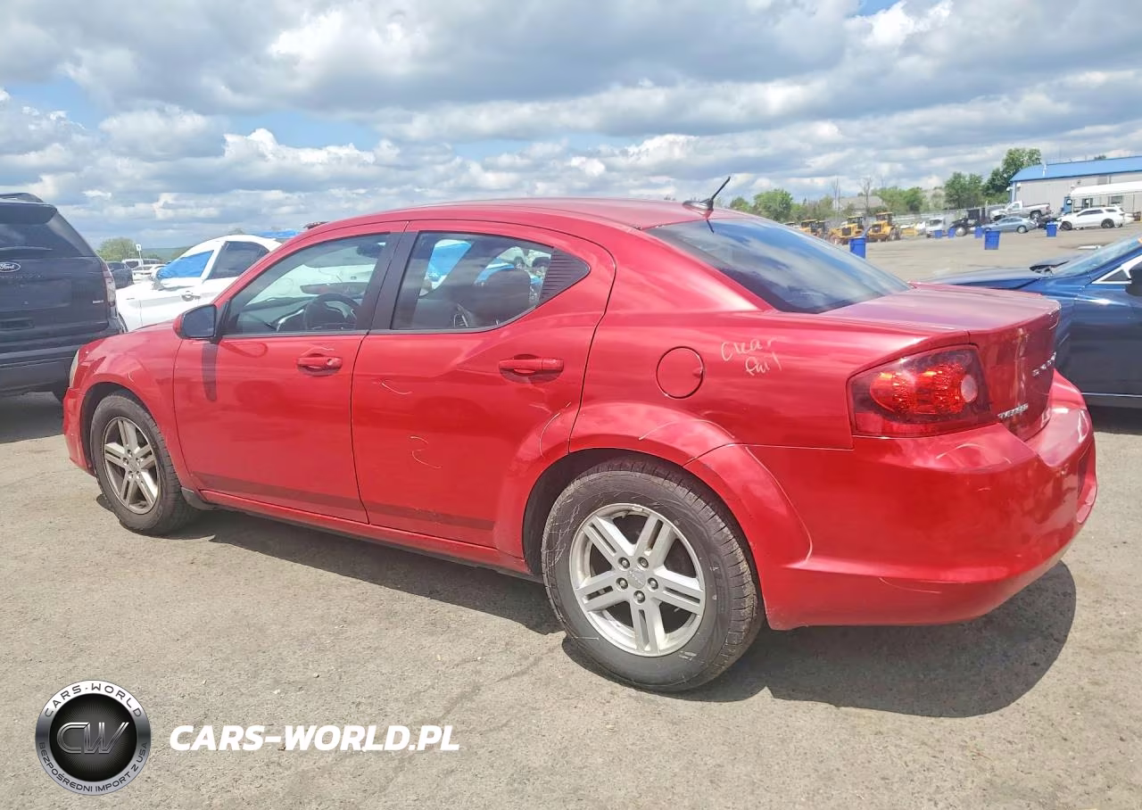 2012 Dodge Avenger Sxt VIN:1C3CDZCB6CN173567 - 2