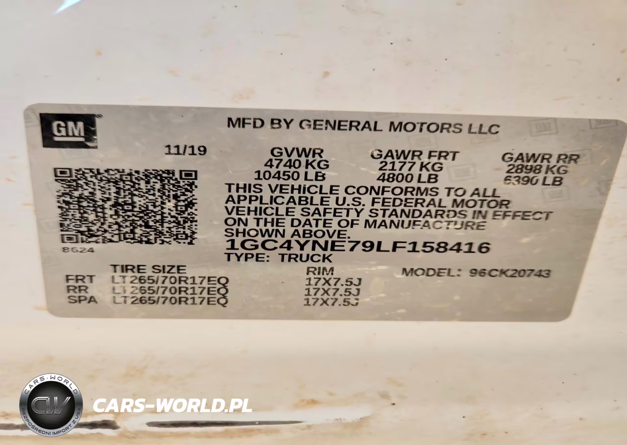 2020 Chevrolet Silverado K2500 Heavy Duty Lt VIN:1GC4YNE79LF158416 - 12
