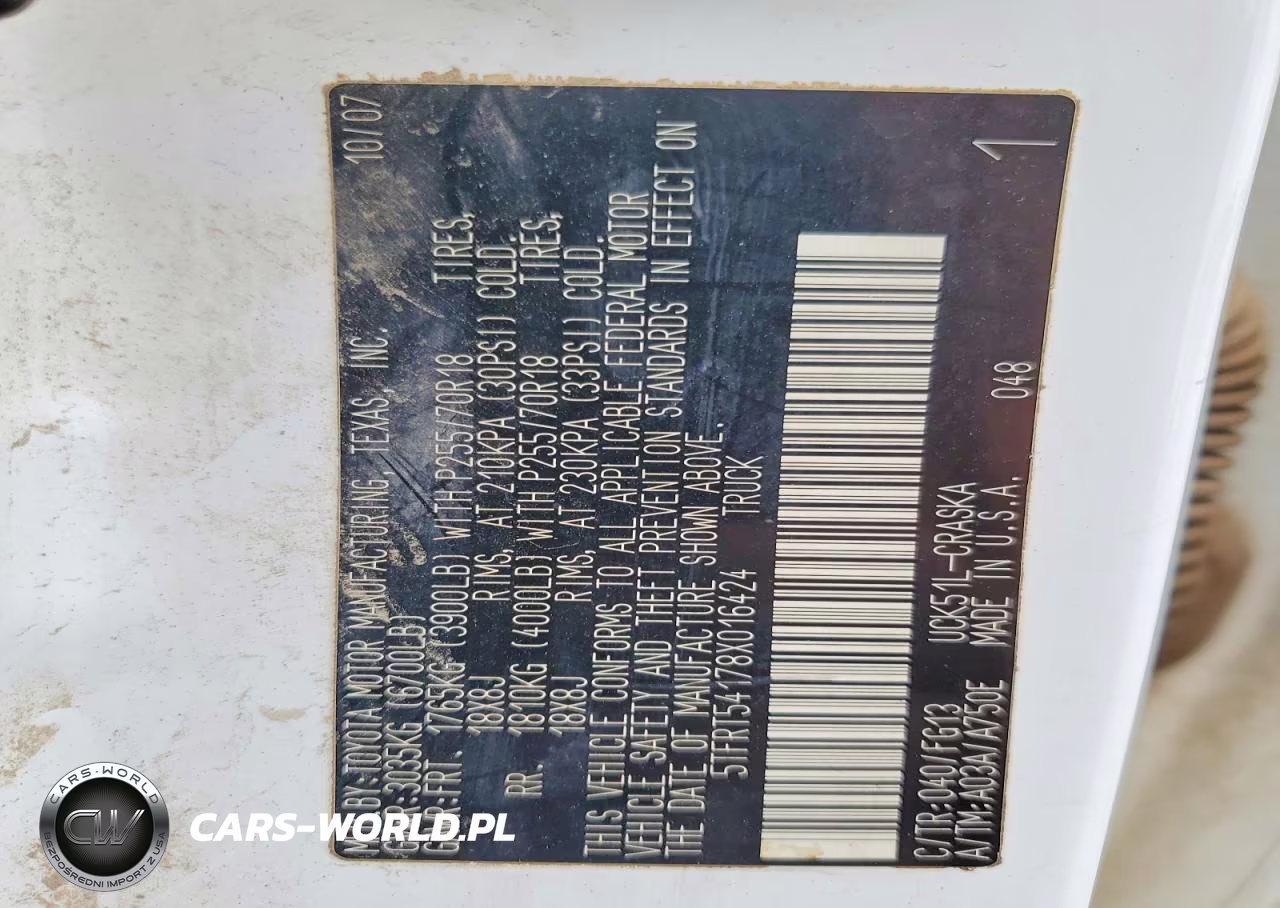 2008 Toyota Tundra Sr5 VIN:5TFRT54178X016424 - 12