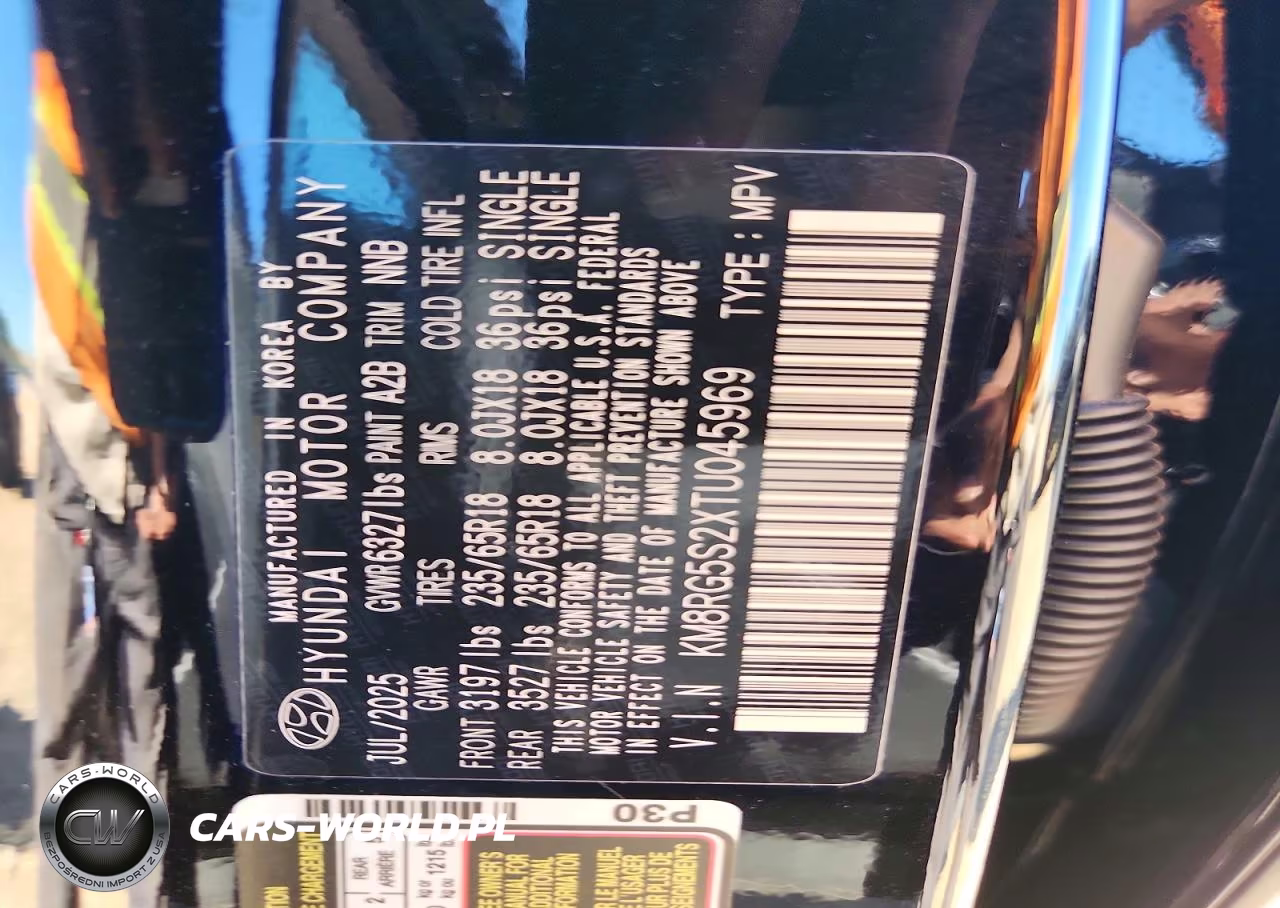 2026 Hyundai Palisade Sel Convenience VIN:KM8RG5S2XTU045969 - 13