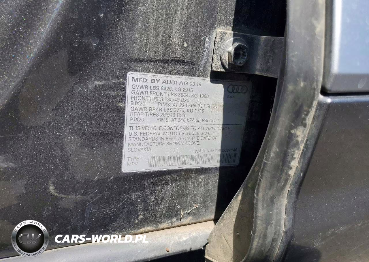 2019 Audi Q7 Premium Plus VIN:WA1LHAF75KD037146 - 13
