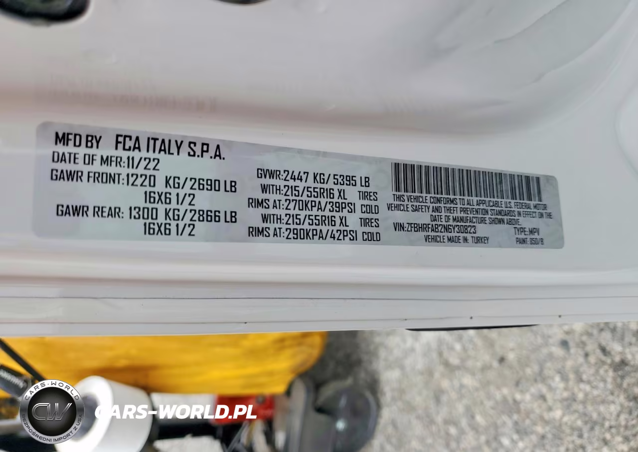 2022 Ram Promaster Delivery Van VIN:ZFBHRFAB2N6Y30823 - 13