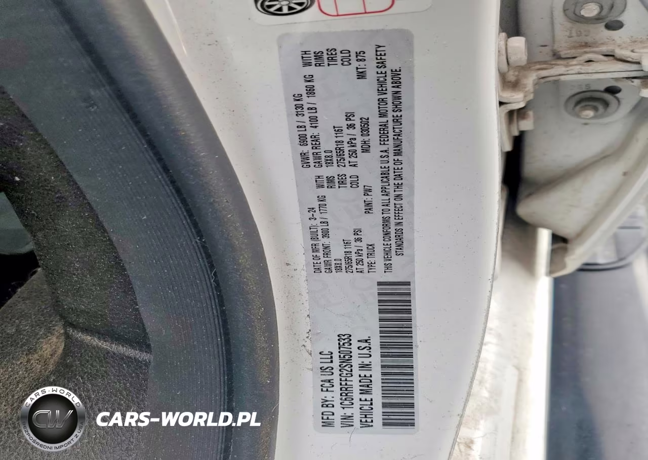 2025 Ram 1500 Big Horn VIN:1C6RRFFG2SN507533 - 12