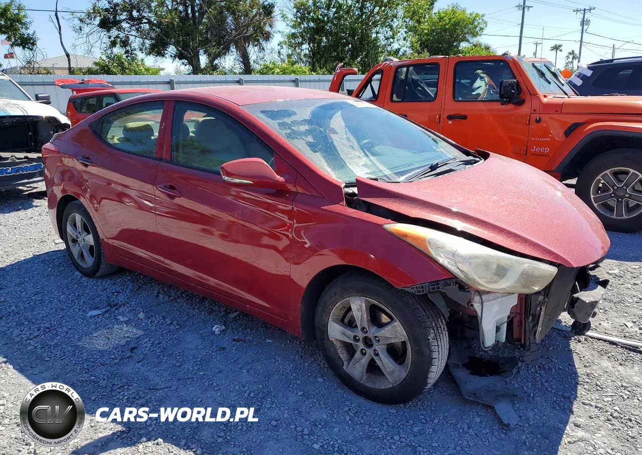 2011 Hyundai Elantra Gls VIN:KMHDH4AEXBU094181 - 4