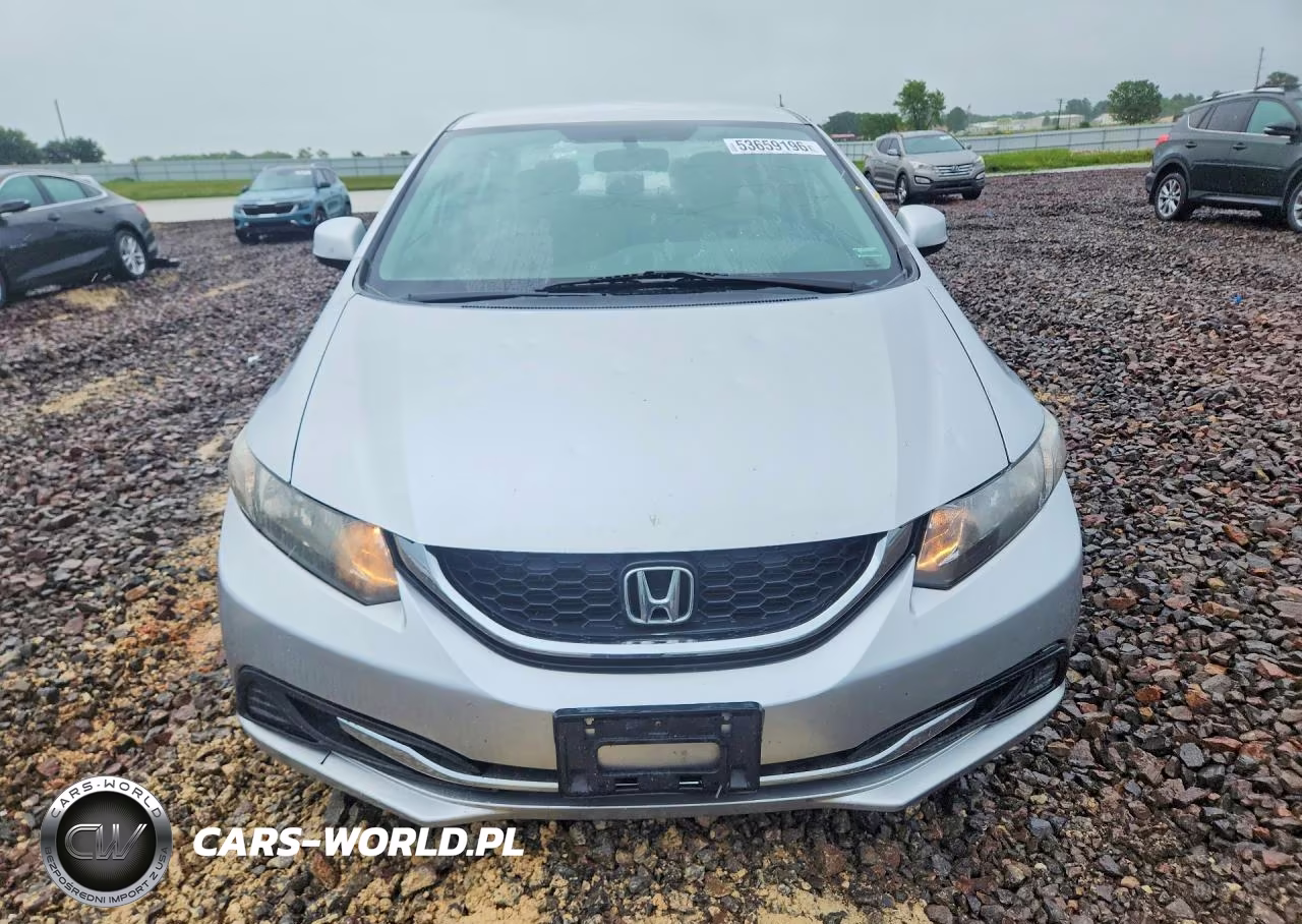 2013 Honda Civic Lx VIN:19XFB2F51DE006096 - 5