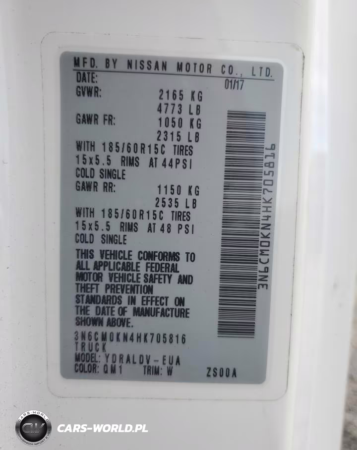 2017 Niss Nv200 VIN:3N6CM0KN4HK705816 - 13