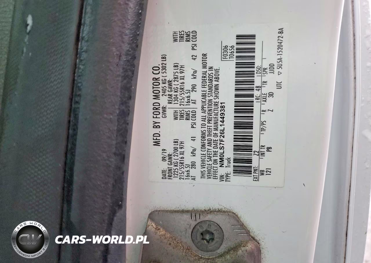 2020 Ford Transit Connect Xlt Delivery Van VIN:NM0LS7F26L1449381 - 13