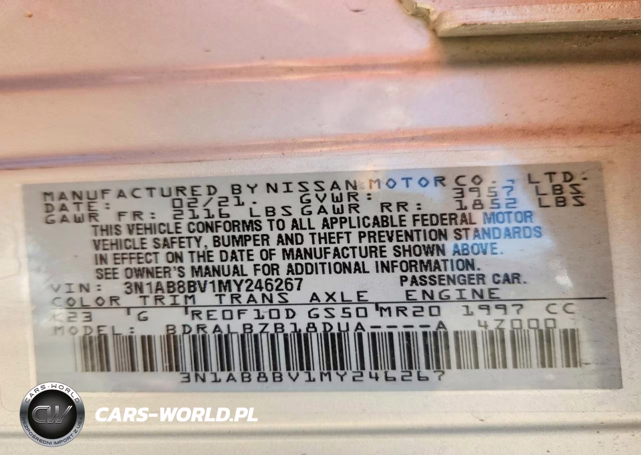 2021 Nissan Sentra S VIN:3N1AB8BV1MY246267 - 12