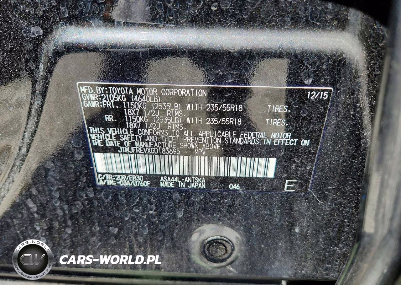 2016 Toyota Rav4 Se VIN:JTMJFREVXGD183695 - 13