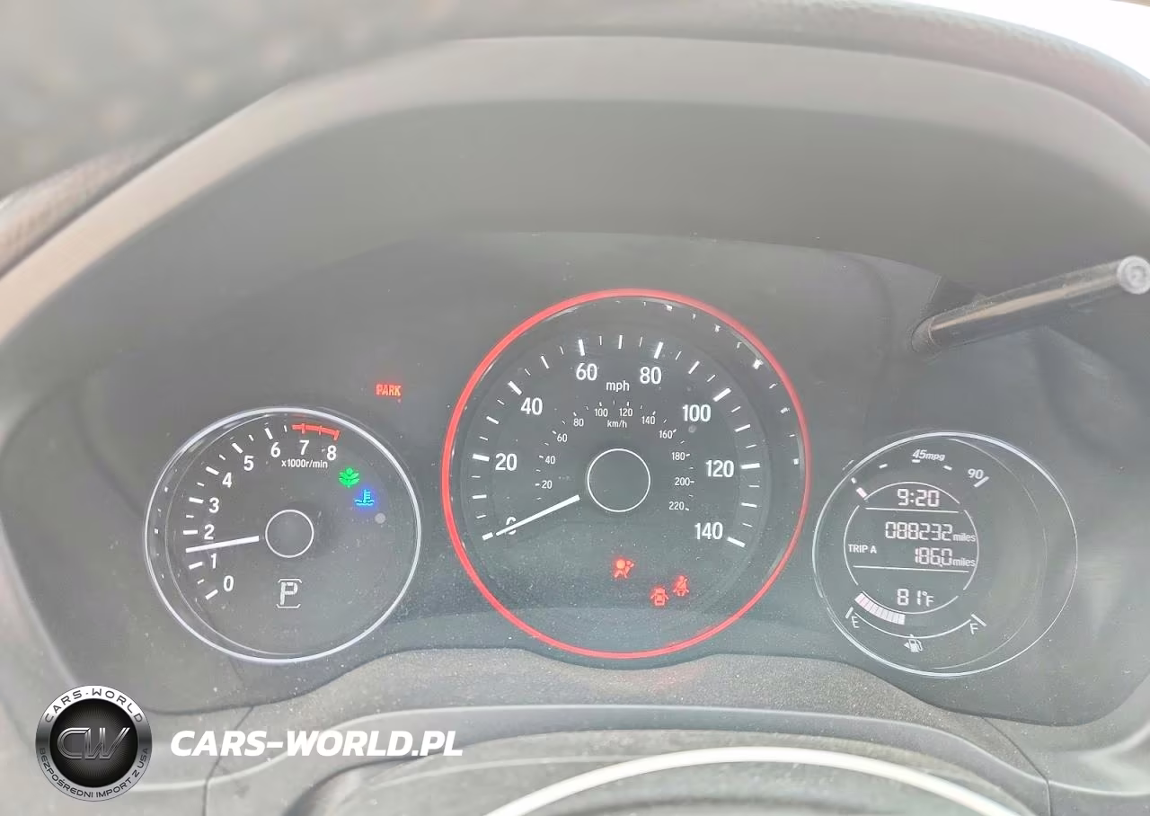 2016 Honda Hr-V Exl VIN:3CZRU6H7XGM767291 - 9