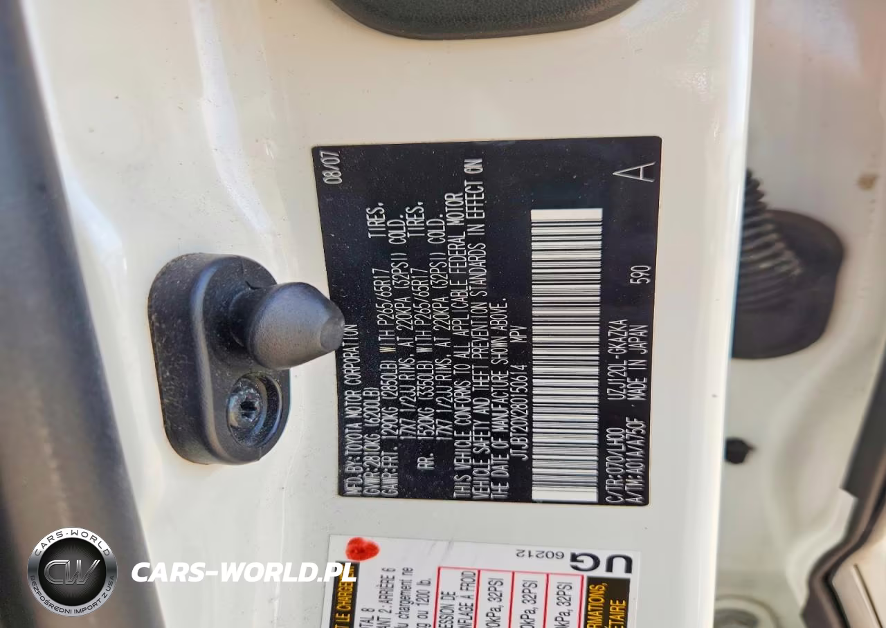 2008 Lexus Gx 470 VIN:JTJBT20X280150614 - 12