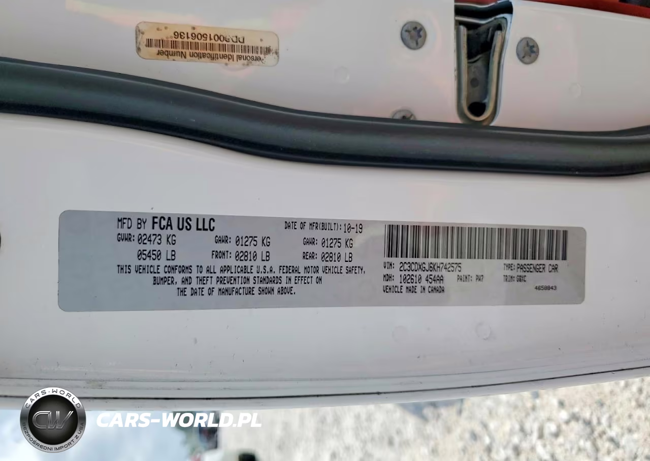 2019 Dodge Charger Scat Pack VIN:2C3CDXGJ6KH742575 - 13