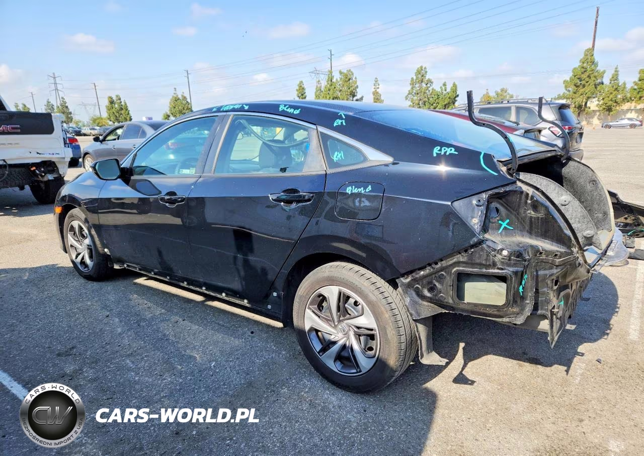 2019 Honda Civic Lx VIN:19XFC2F62KE200588 - 2