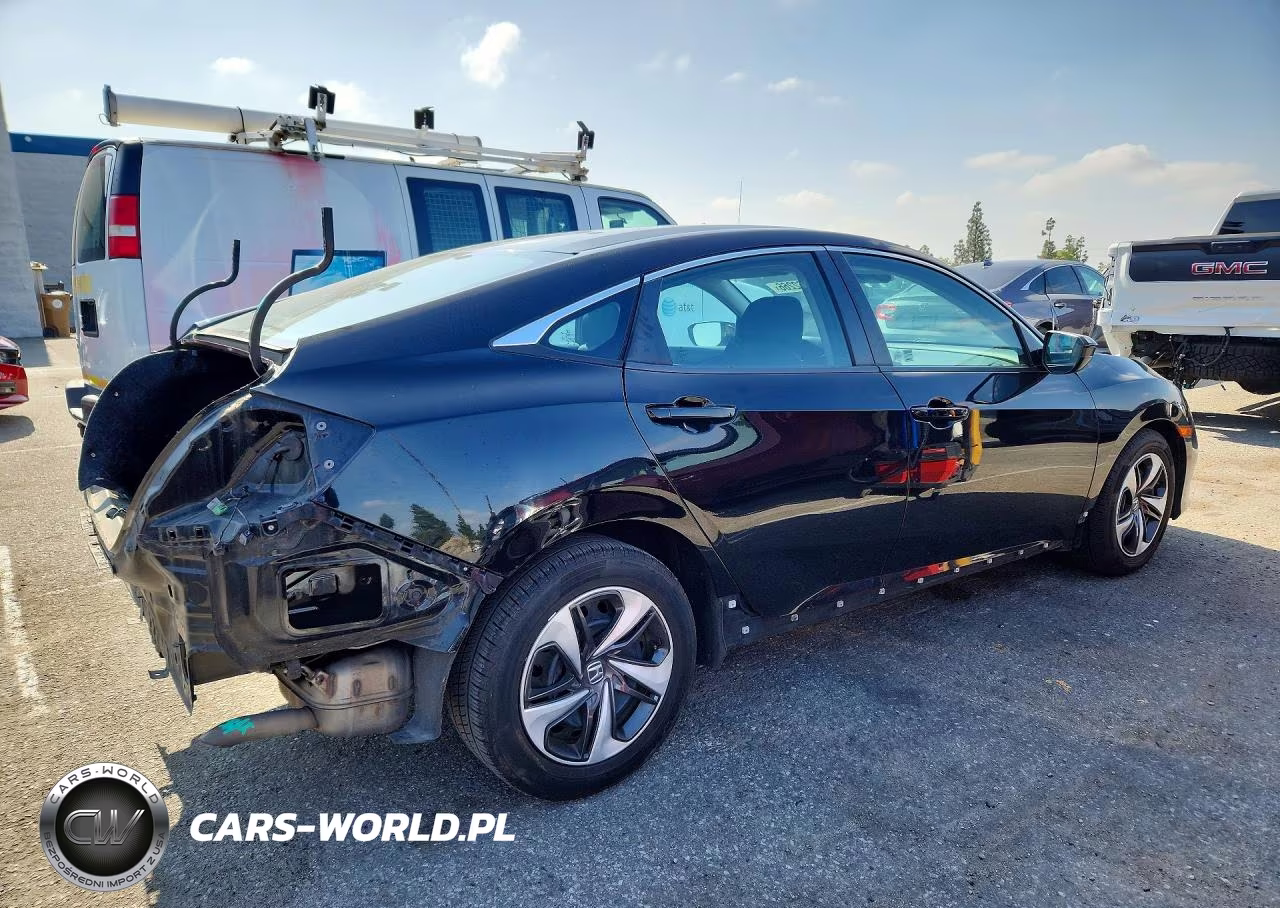 2019 Honda Civic Lx VIN:19XFC2F62KE200588 - 3