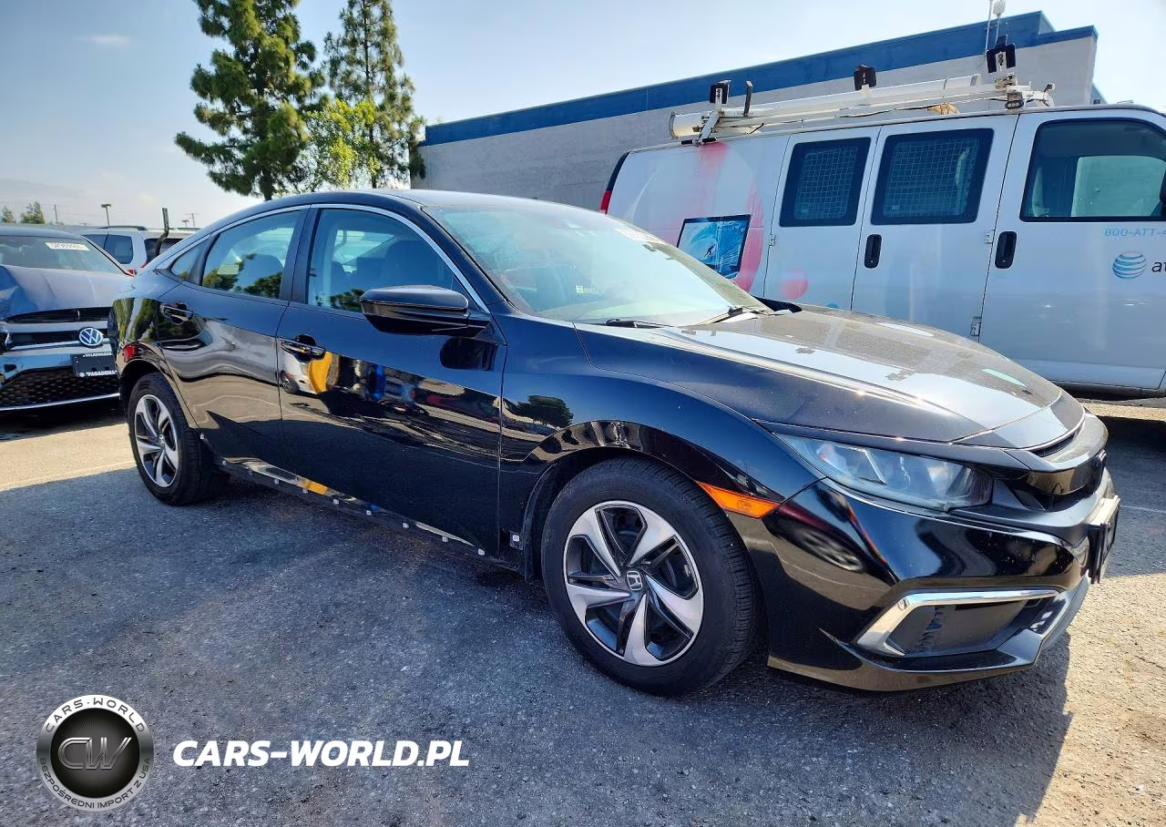 2019 Honda Civic Lx VIN:19XFC2F62KE200588 - 4