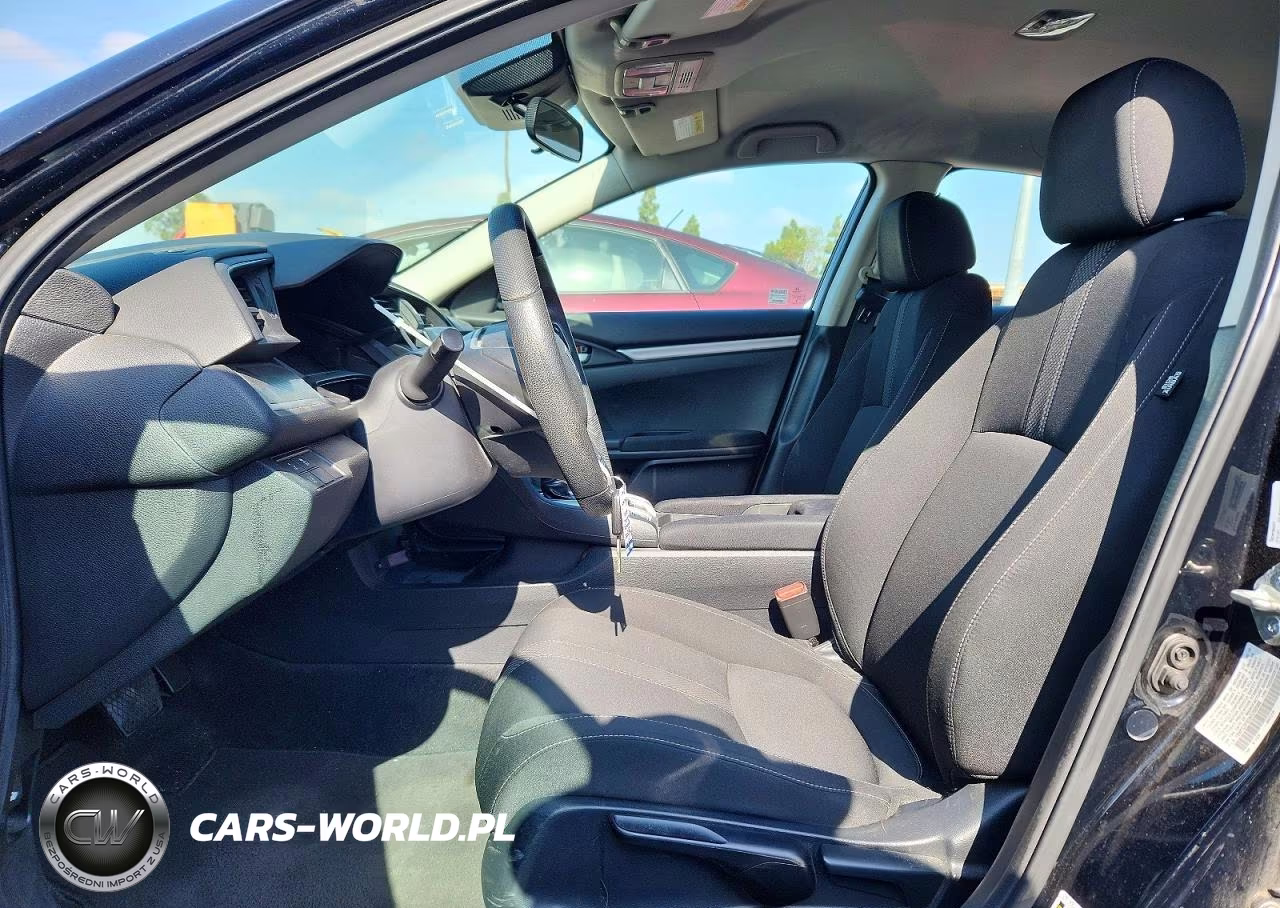 2019 Honda Civic Lx VIN:19XFC2F62KE200588 - 7