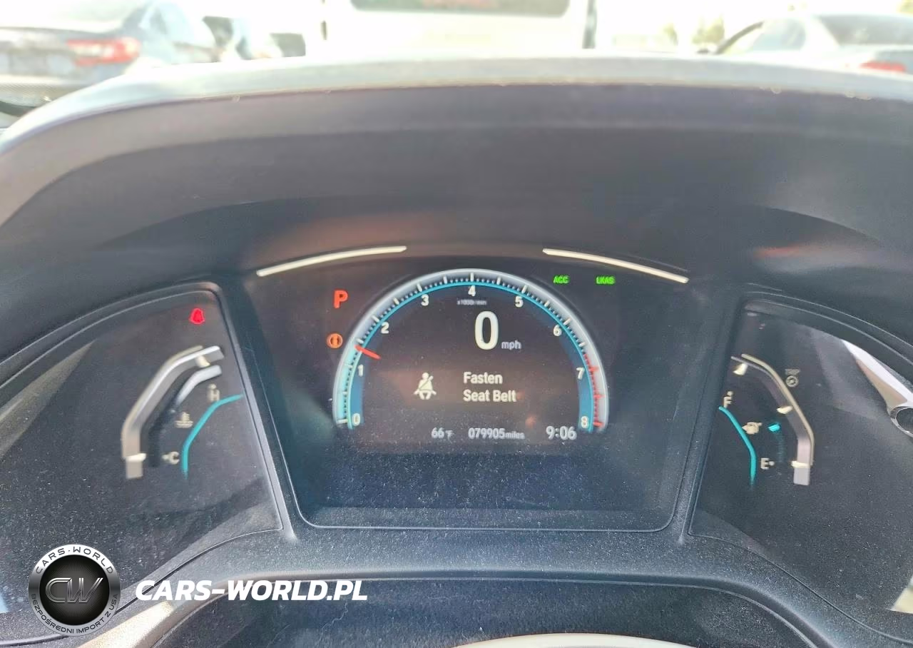 2019 Honda Civic Lx VIN:19XFC2F62KE200588 - 9