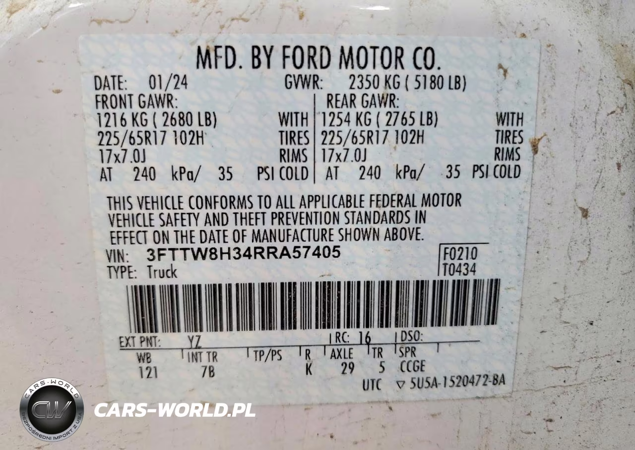 2024 Ford Maverick Xlt VIN:3FTTW8H34RRA57405 - 13