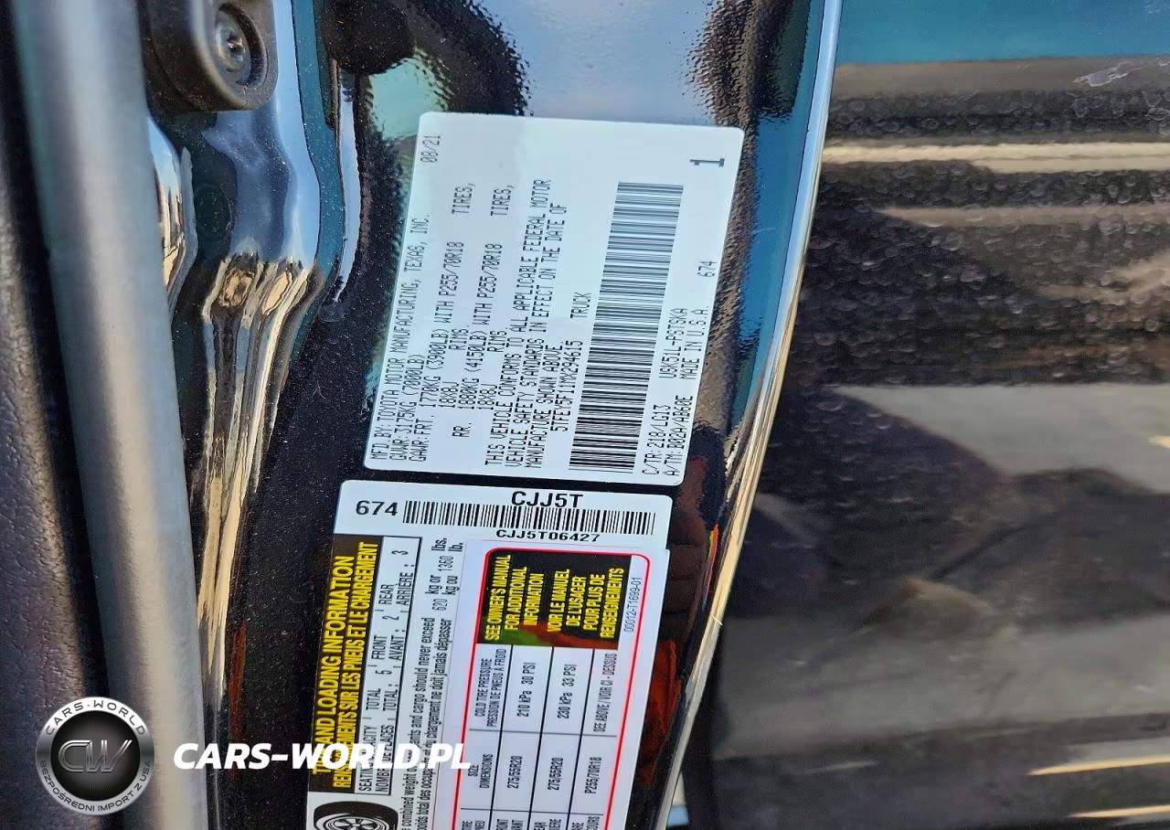 2021 Toyota Tundra Crewmax Sr5 VIN:5TFEY5F11MX294615 - 12