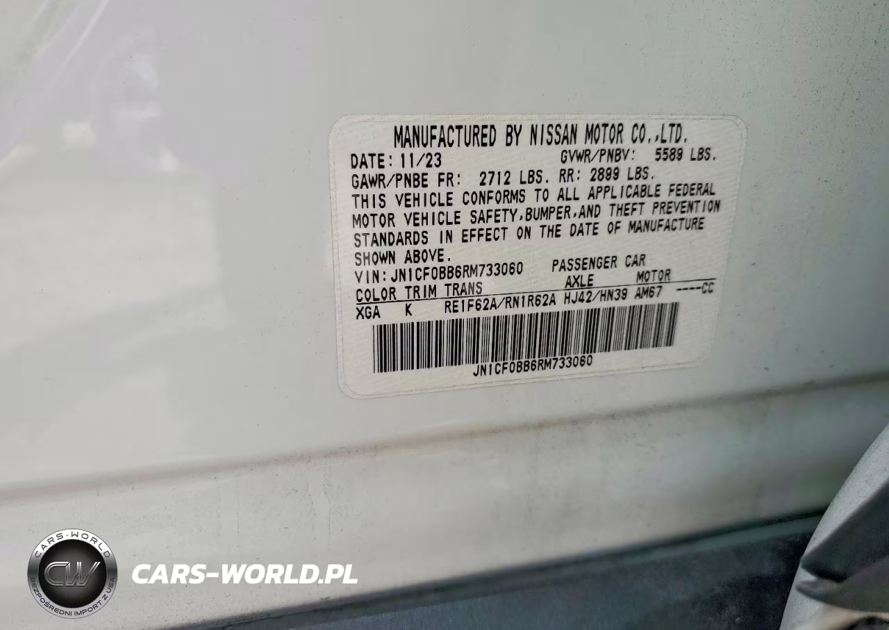 2024 Nissan Ariya Engage VIN:JN1CF0BB6RM733060 - 12
