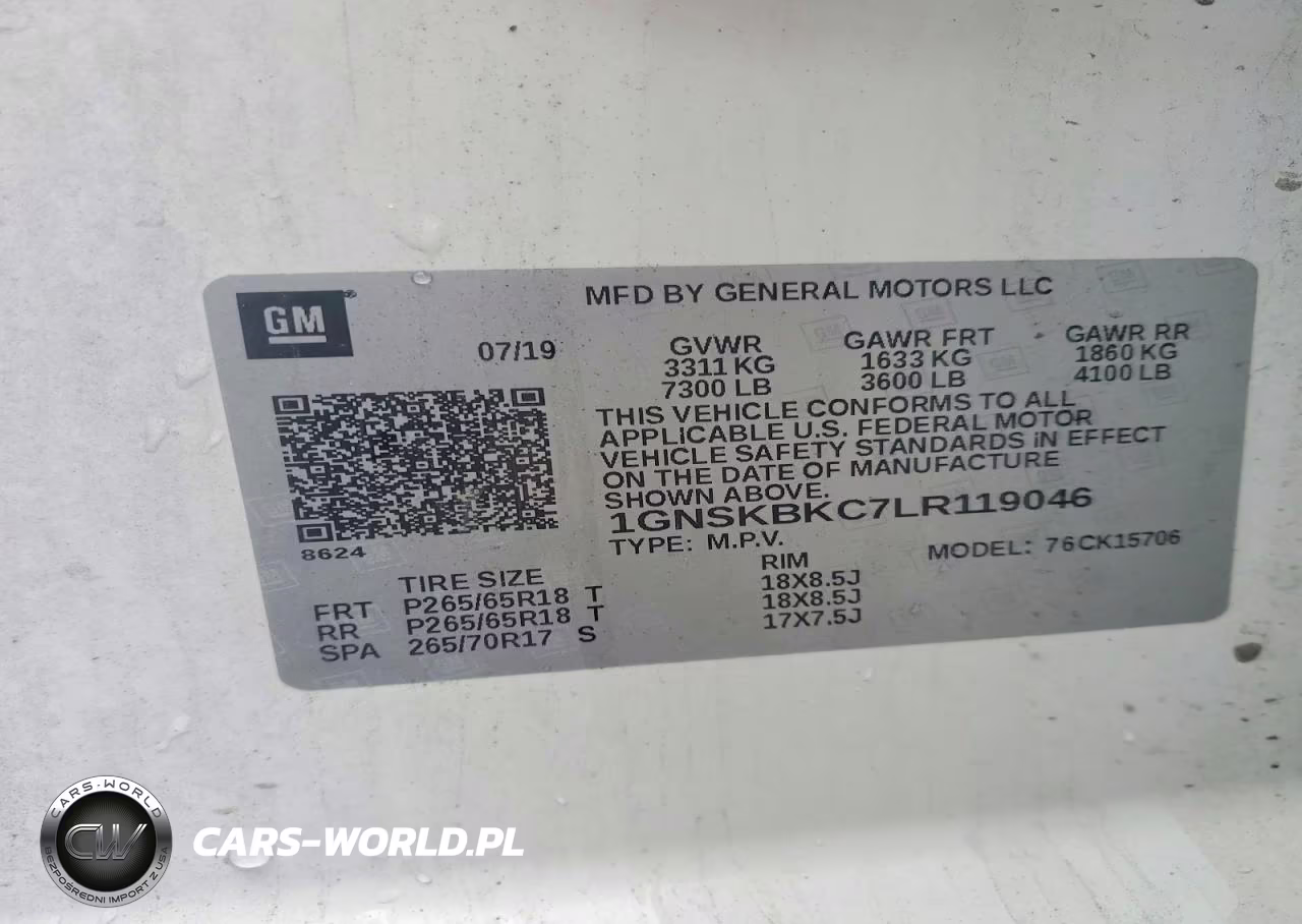 2020 Chevrolet Tahoe Lt VIN:1GNSKBKC7LR119046 - 13