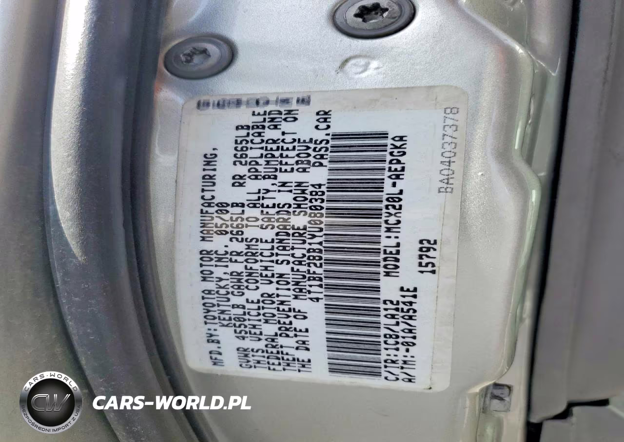 2000 Toyota Avalon Xls VIN:4T1BF28B1YU080384 - 12
