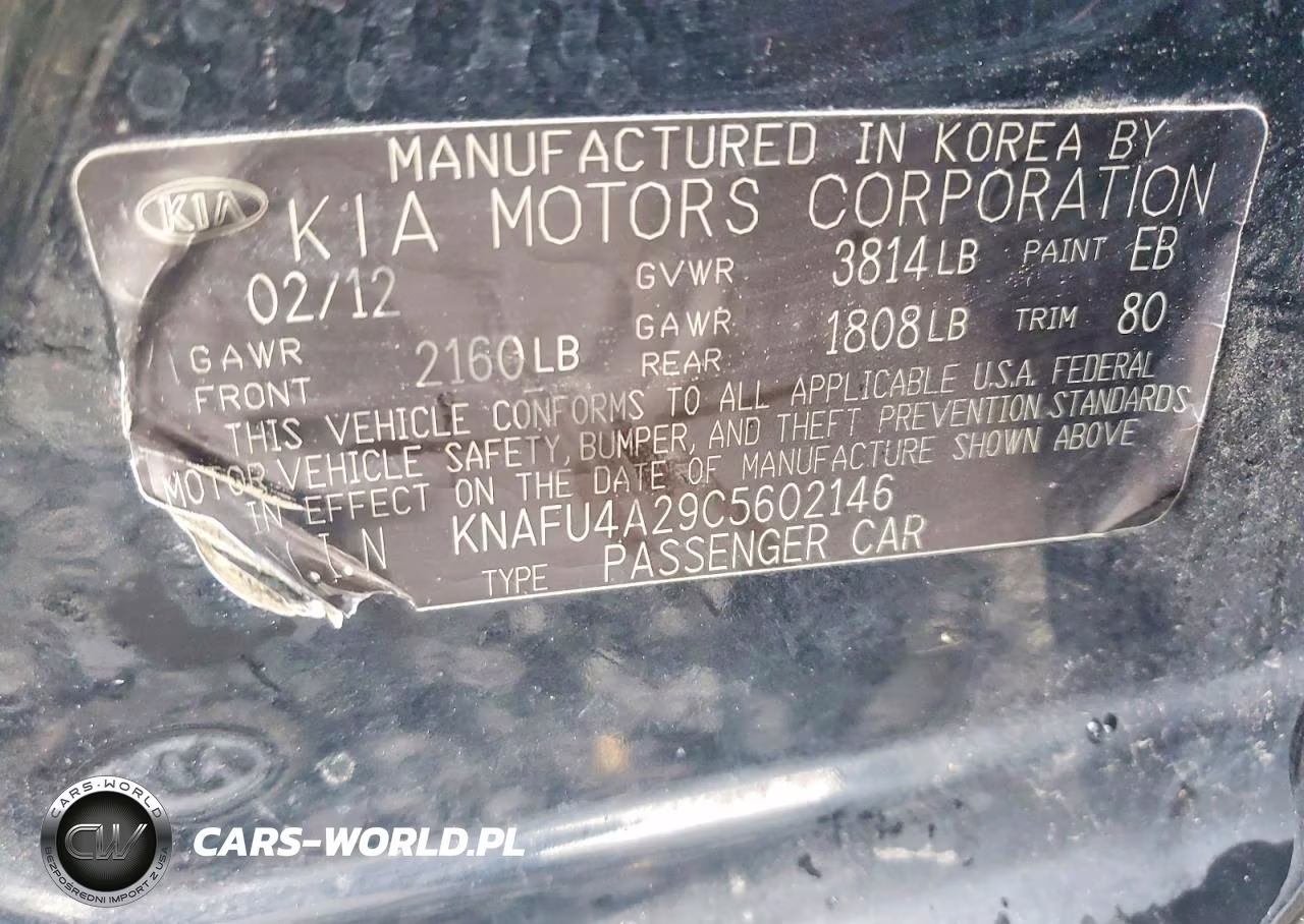 2012 Kia Forte Ex VIN:KNAFU4A29C5602146 - 13