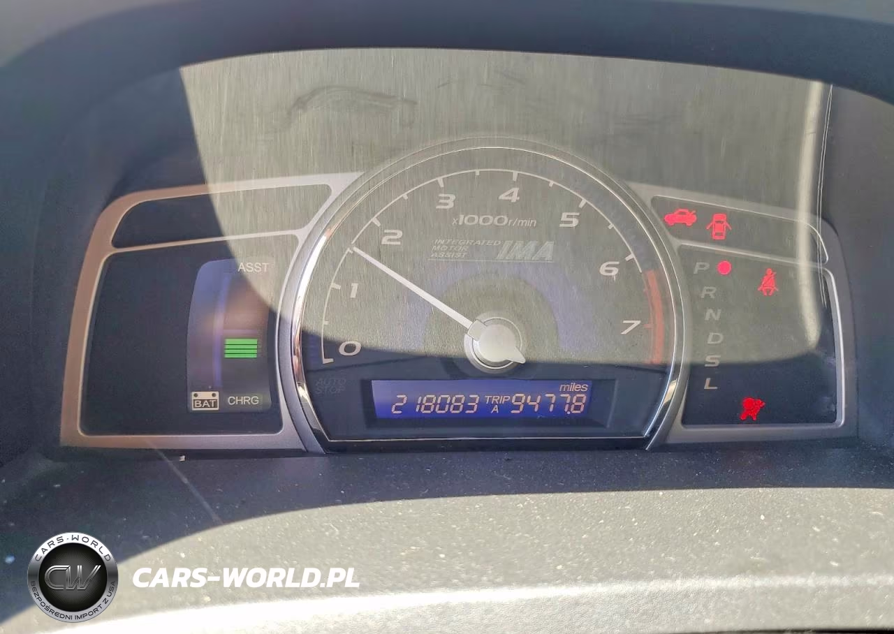 2008 Honda Civic Hybrid VIN:JHMFA36248S030358 - 9