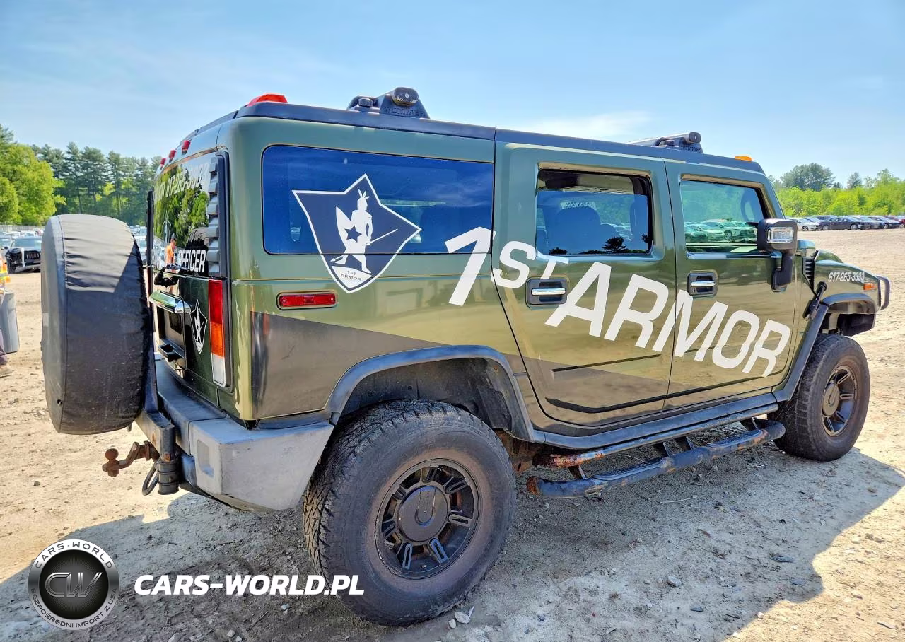 2003 Hummer H2 VIN:5GRGN23U83H145186 - 3