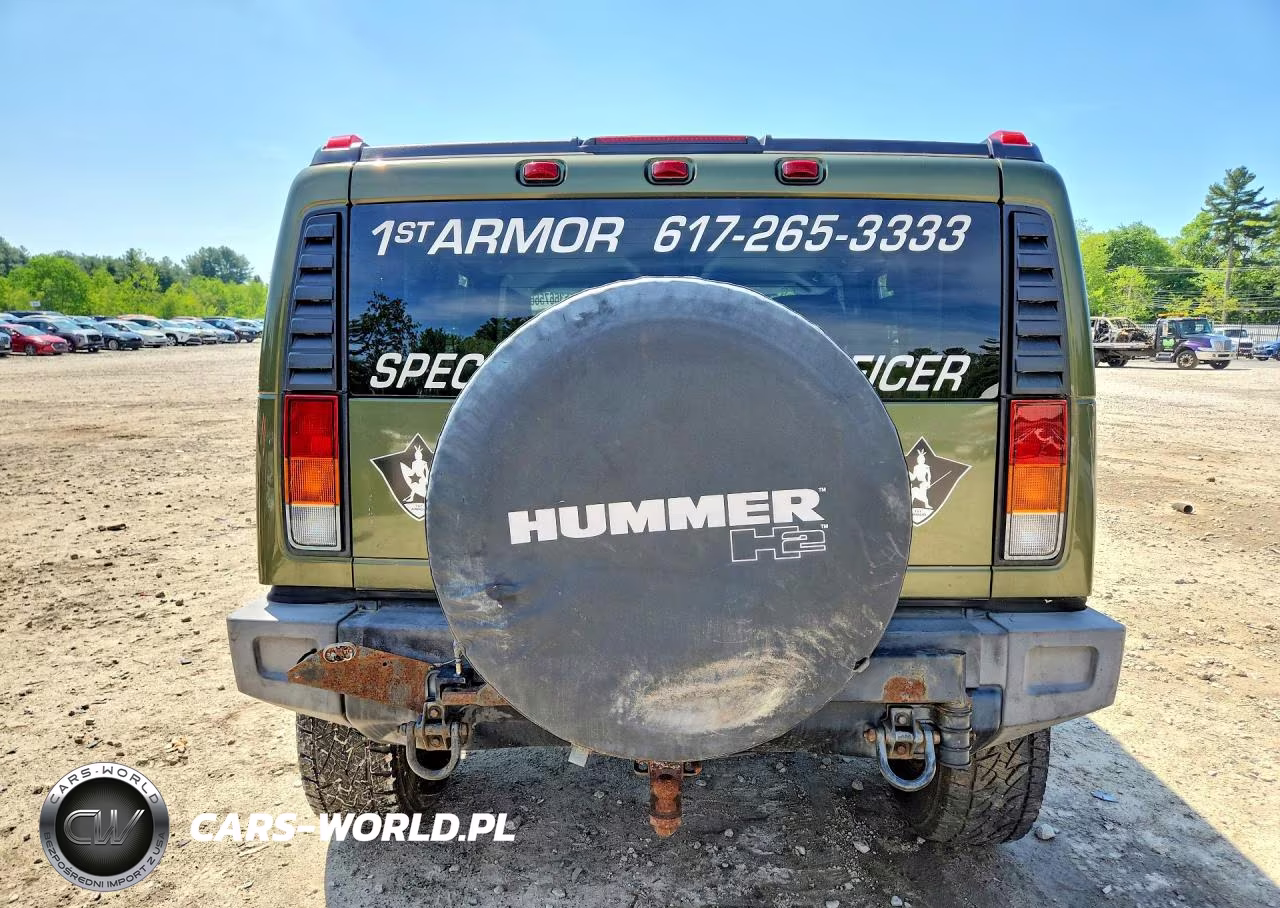 2003 Hummer H2 VIN:5GRGN23U83H145186 - 6