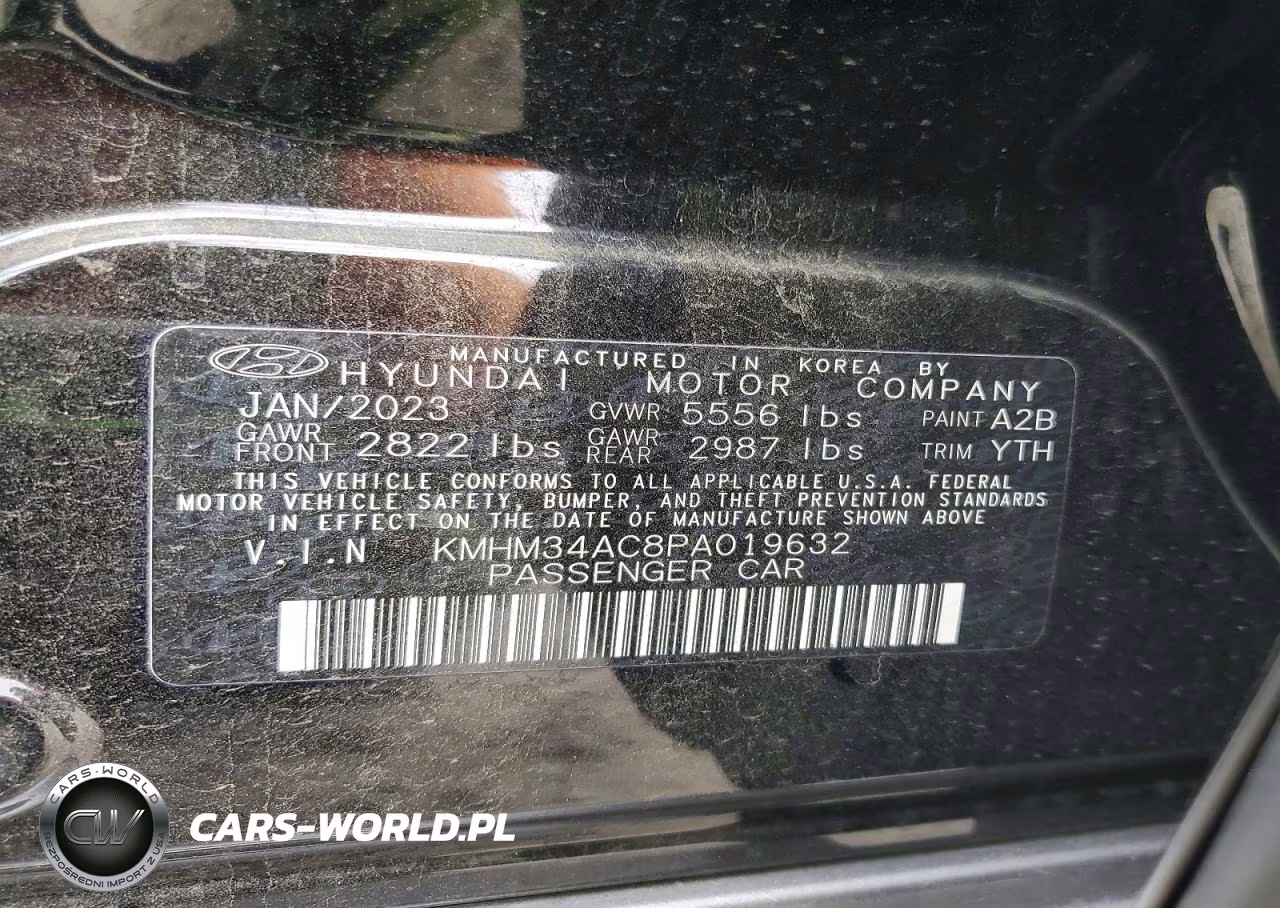 2023 Hyundai Ioniq 6 Sel VIN:KMHM34AC8PA019632 - 12