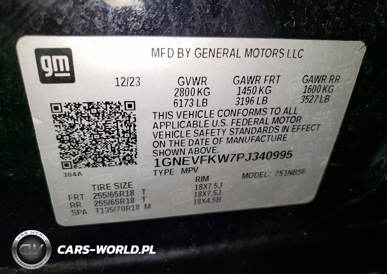 2023 Chevrolet Traverse Ls VIN:1GNEVFKW7PJ340995 - 13