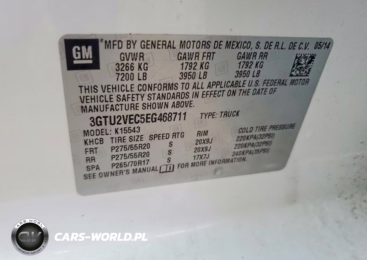 2014 GMC Sierra K1500 Slt VIN:3GTU2VEC5EG468711 - 12