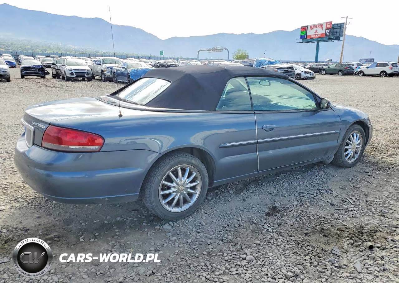2002 Chrysler Sebring Limited VIN:1C3EL65R02N350424 - 3
