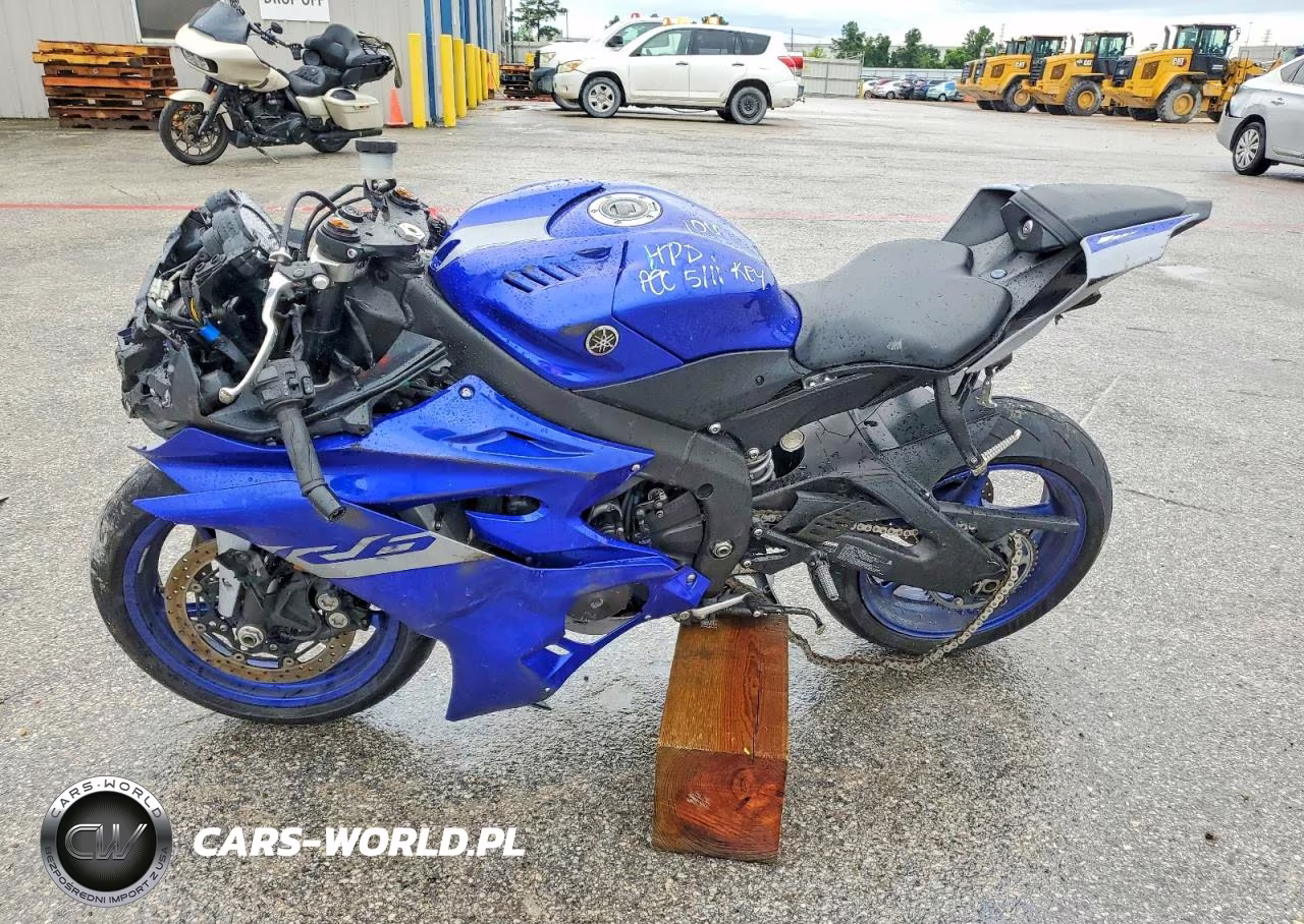2020 Yamaha Yzfr6 VIN:JYARJ28E4LA005843 - 3