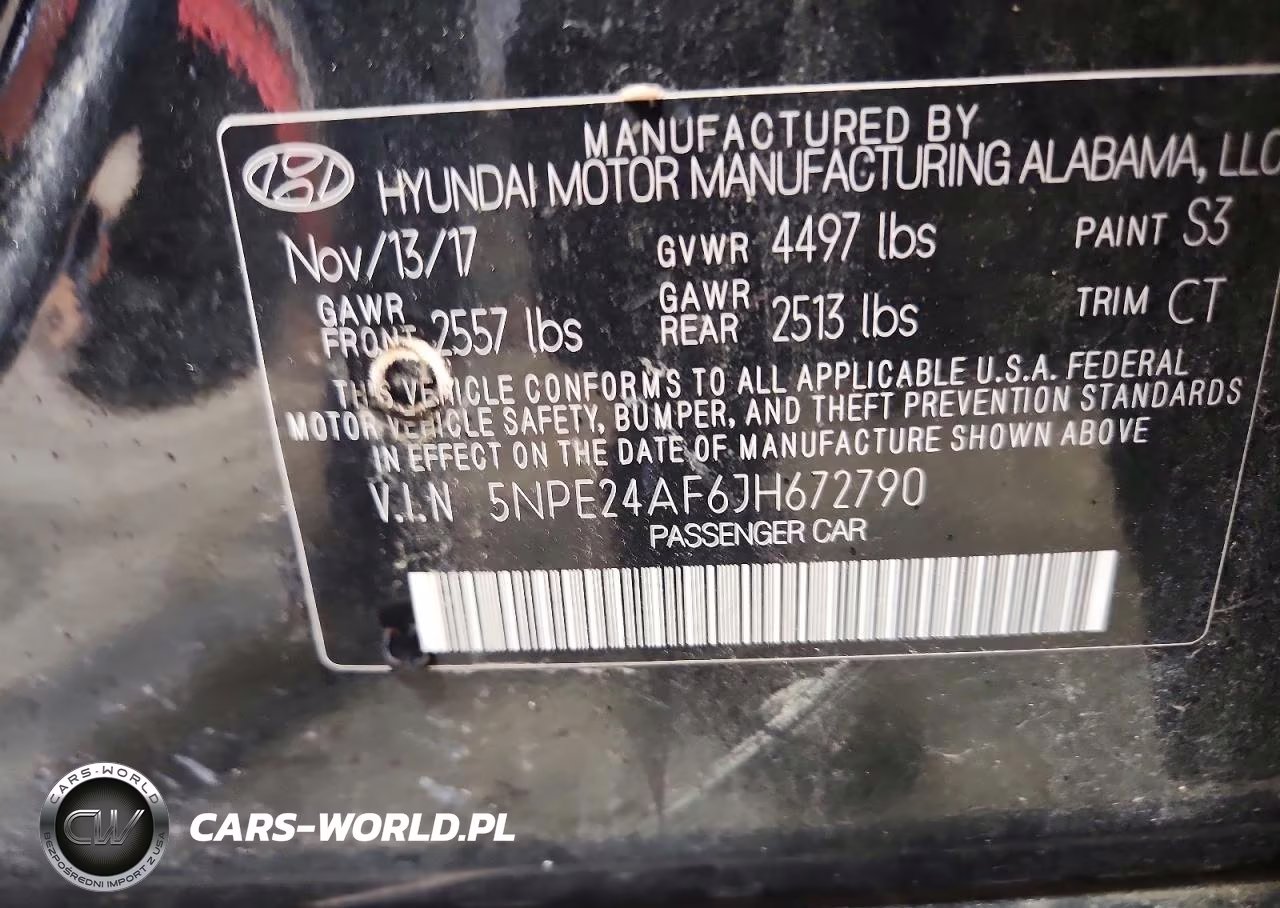 2018 Hyundai Sonata Se VIN:5NPE24AF6JH672790 - 12
