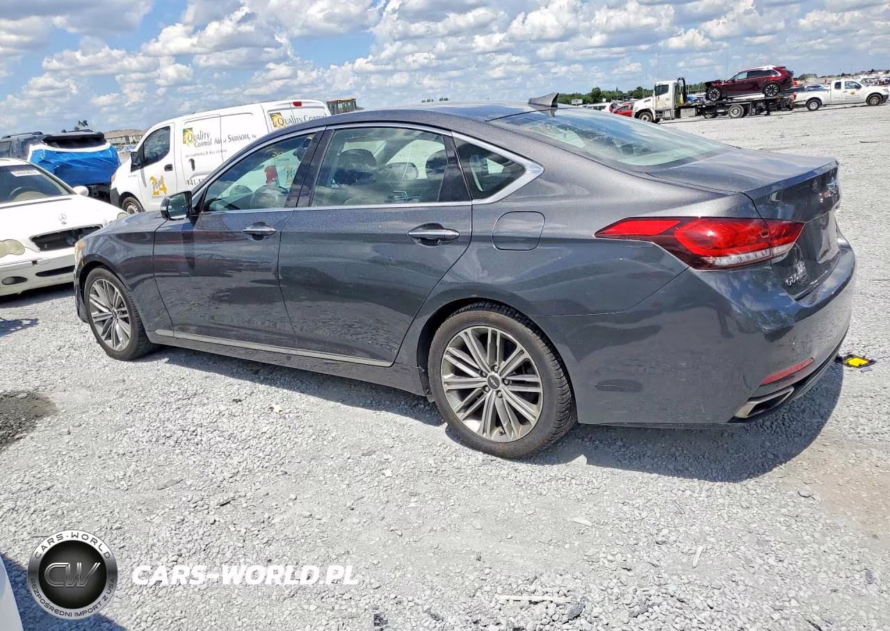 2018 Genesis G80 3.8 VIN:KMHGN4JE0JU235442 - 2