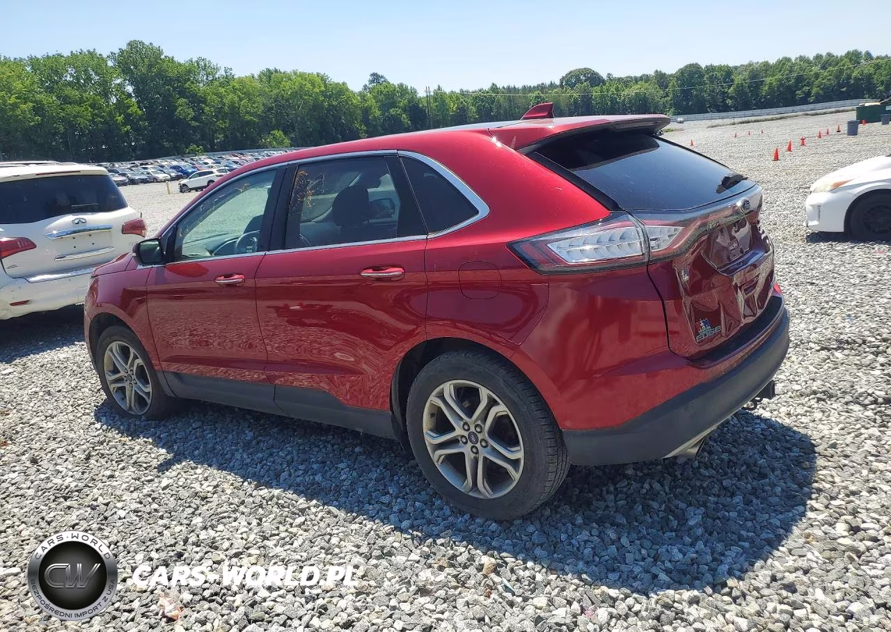 2017 Ford Edge Titanium VIN:2FMPK3K95HBC12484 - 2