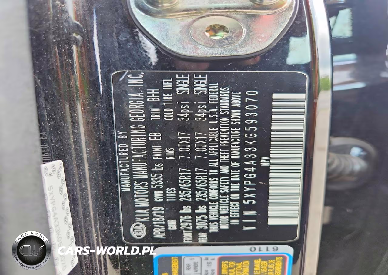 2019 Kia Sorento Lx VIN:5XYPG4A33KG593070 - 13