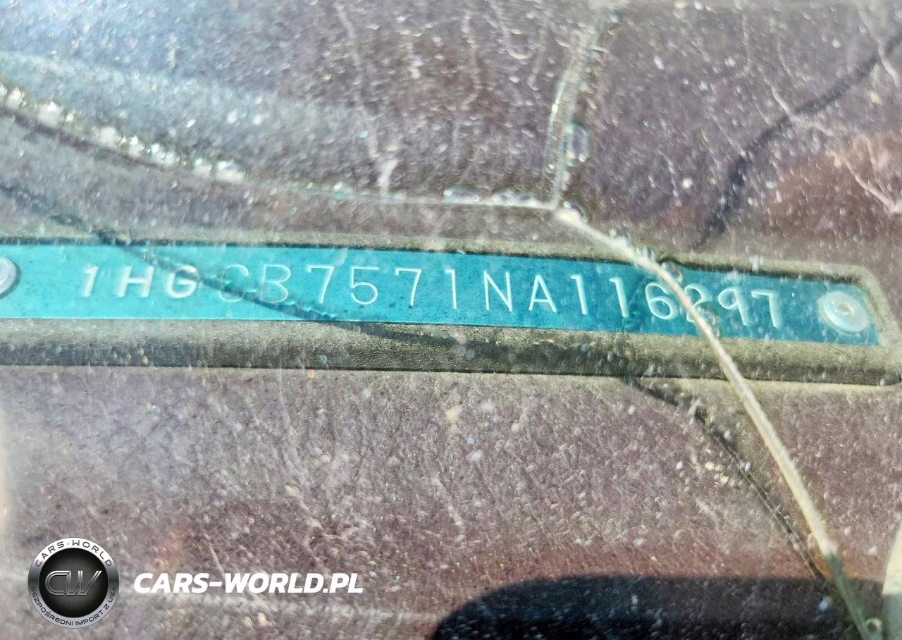 1992 Honda Accord Ex VIN:1HGCB7571NA116297 - 12