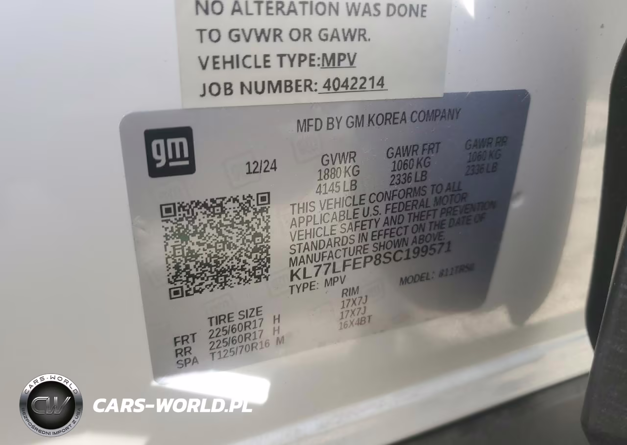 2025 Chevrolet Trax Ls VIN:KL77LFEP8SC199571 - 13