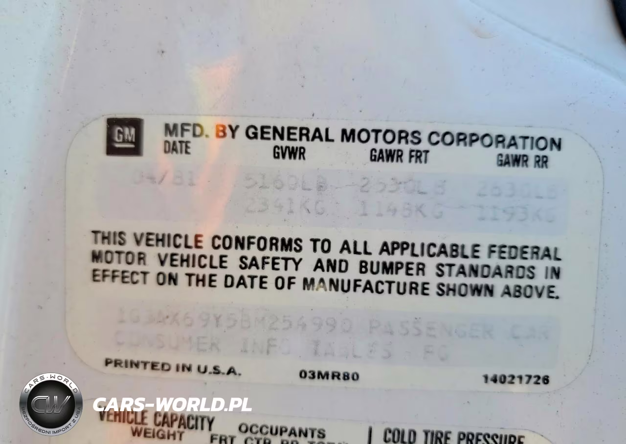 1981 Oldsmobile 98 Regency VIN:1G3AX69Y5BM254990 - 12