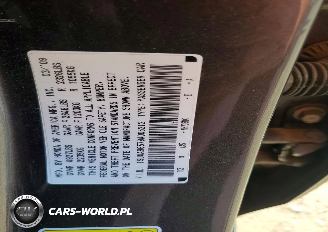 2009 Acura Tl VIN:19UUA96579A005212 - 12