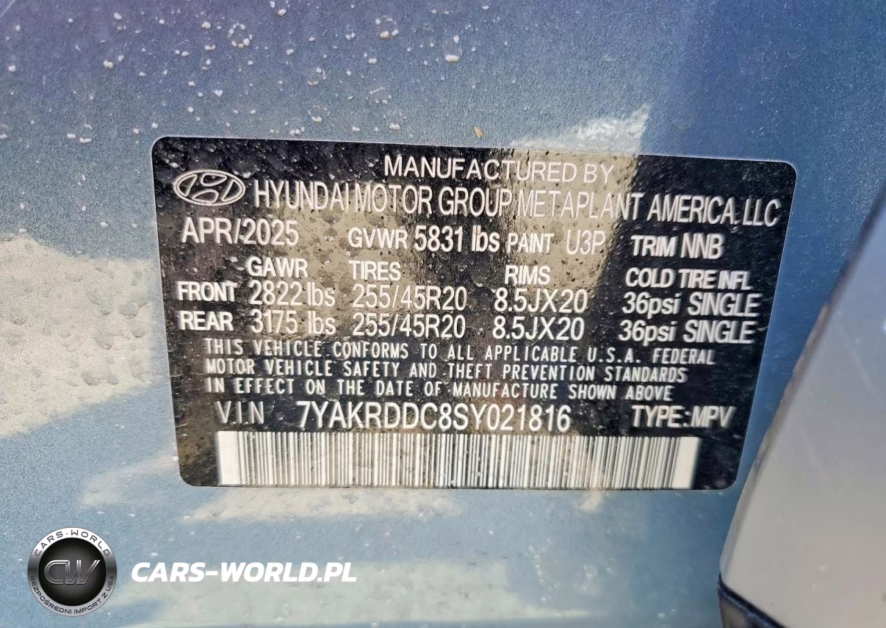 2025 Hyundai Ioniq 5 Limited VIN:7YAKRDDC8SY021816 - 14