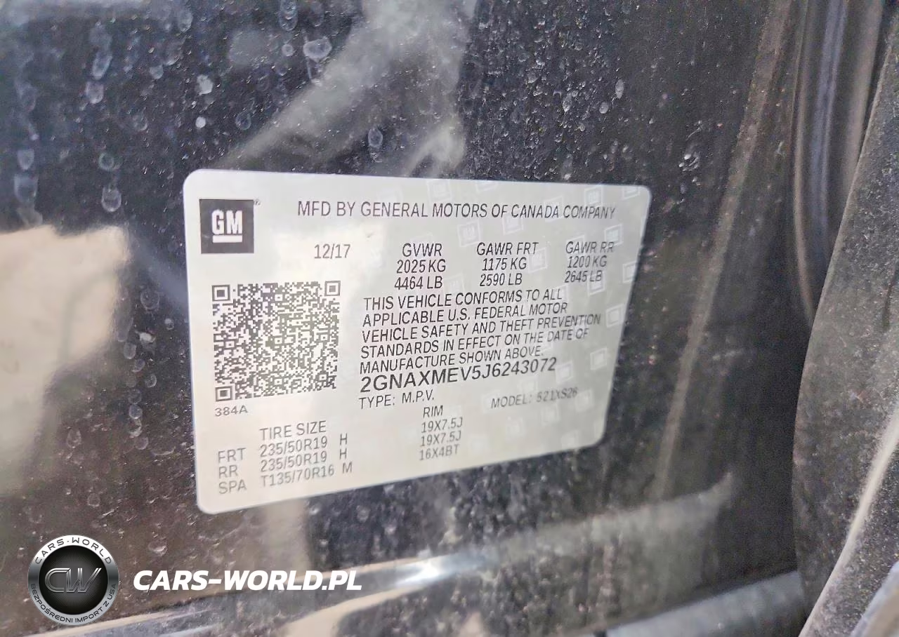 2018 Chevrolet Equinox Premier VIN:2GNAXMEV5J6243072 - 13