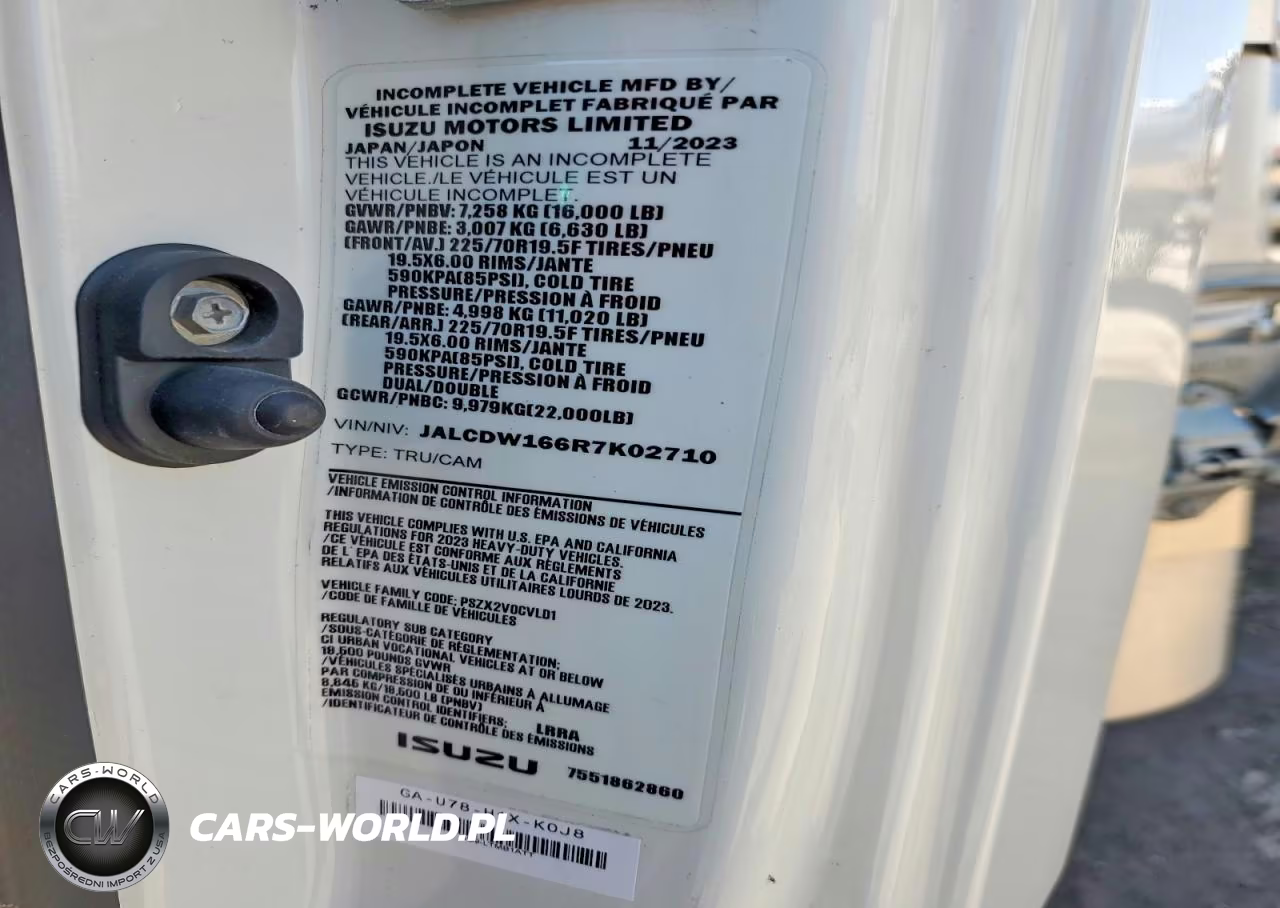2024 Chevrolet 4500Xd Refrigerated Box Truck VIN:JALCDW166R7K02710 - 13